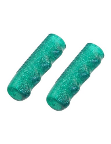 Lowrider Grips 7/8 long 95mm Sparkle/Green.
